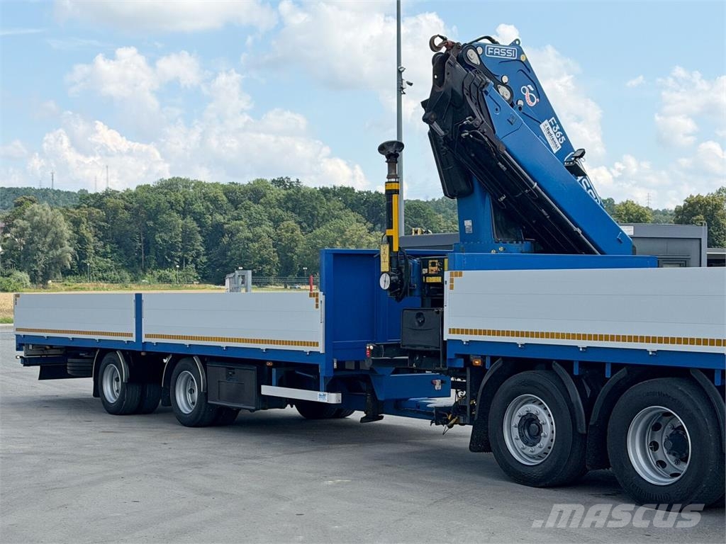 Scania R 450 * FASSI F365 RA + FUNK + Anhänger*TOP Camiones plataforma