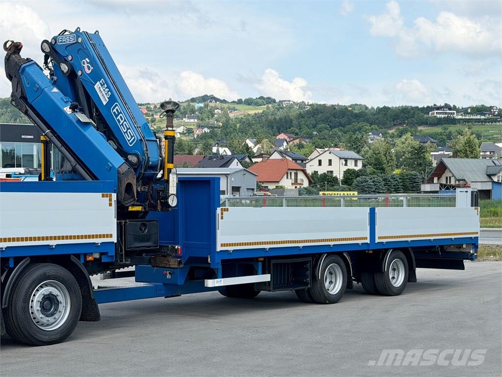 Scania R 450 * FASSI F365 RA + FUNK + Anhänger*TOP Camiones plataforma