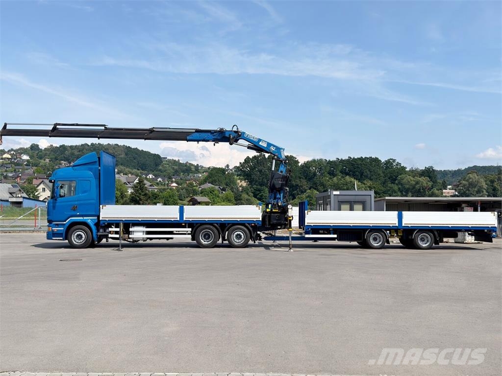 Scania R 450 * FASSI F365 RA + FUNK + Anhänger*TOP Camiones plataforma