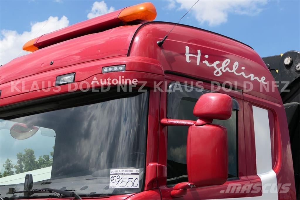 Scania R 490 Flatbed Truck / Effer Crane / Radio Remote C Camiones plataforma