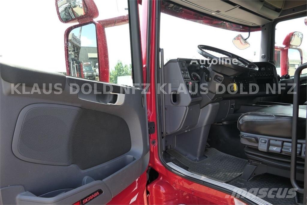 Scania R 490 Flatbed Truck / Effer Crane / Radio Remote C Camiones plataforma