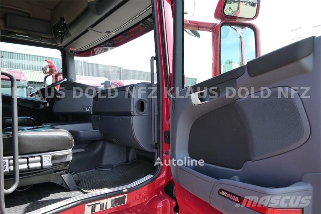 Scania R 490 Flatbed Truck / Effer Crane / Radio Remote C Camiones plataforma