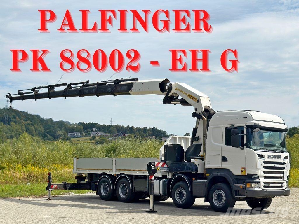 Scania R 500 * PK 88002 - EH G + FUNK * 8x4 *TOPZUSTAND Kamioni sa otvorenim sandukom