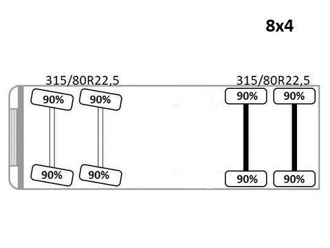 Scania R 500 * PK 88002 - EH G + FUNK * 8x4 *TOPZUSTAND Kamioni sa otvorenim sandukom