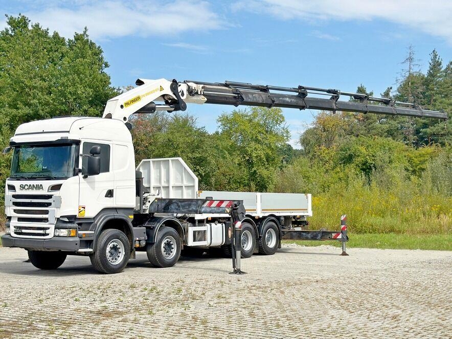 Scania R 500 * PK 88002 - EH G + FUNK * 8x4 *TOPZUSTAND Kamioni sa otvorenim sandukom