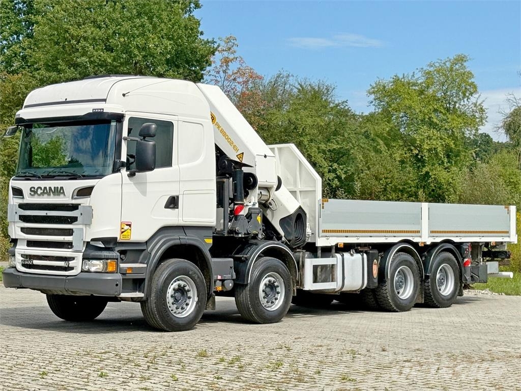 Scania R 500 * PK 88002 - EH G + FUNK * 8x4 *TOPZUSTAND Kamioni sa otvorenim sandukom