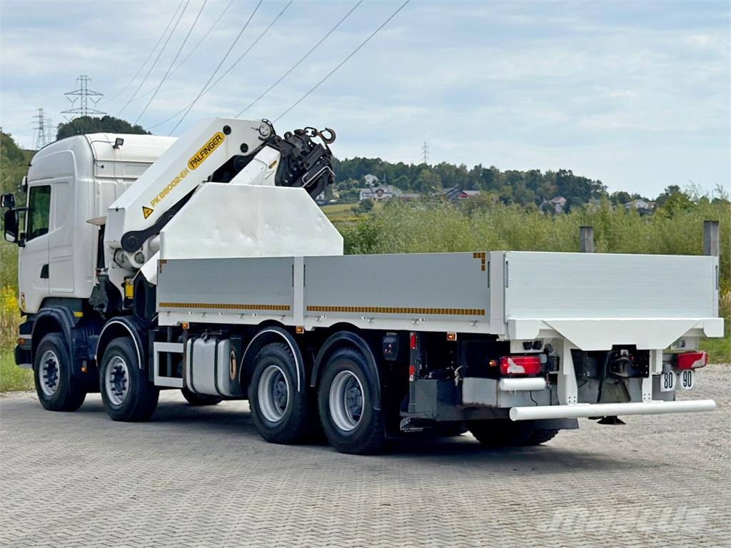 Scania R 500 * PK 88002 - EH G + FUNK * 8x4 *TOPZUSTAND Kamioni sa otvorenim sandukom