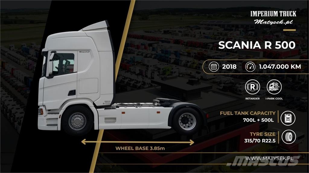 Scania R 500 / RETARDER / I-PARK COOL / EURO 6 Motrici e Trattori Stradali