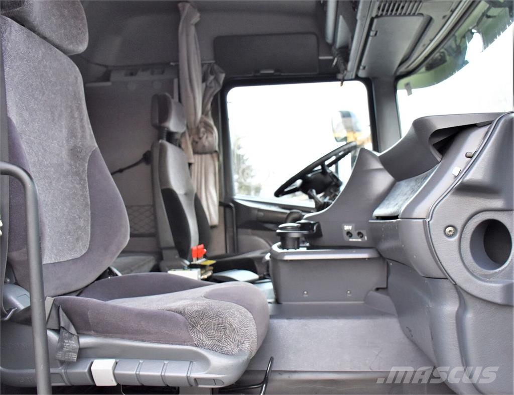 Scania R124 470 Abrollkipper * 6x2 * Motor Problem Rol kiper kamioni sa kukom za podizanje tereta