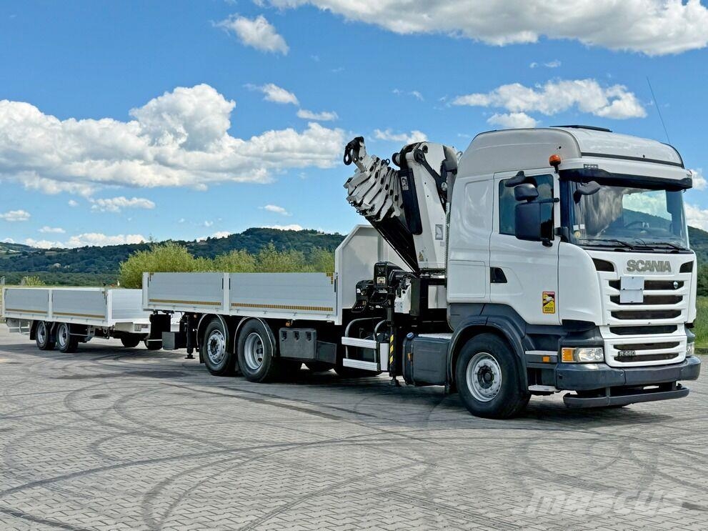 Scania R440 * HIAB 422 E-6 HIPRO + FUNK + Anhänger!*TOP Camiones plataforma