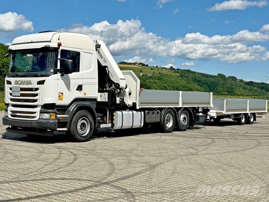 Scania R440 * HIAB 422 E-6 HIPRO + FUNK + Anhänger!*TOP Camiones plataforma
