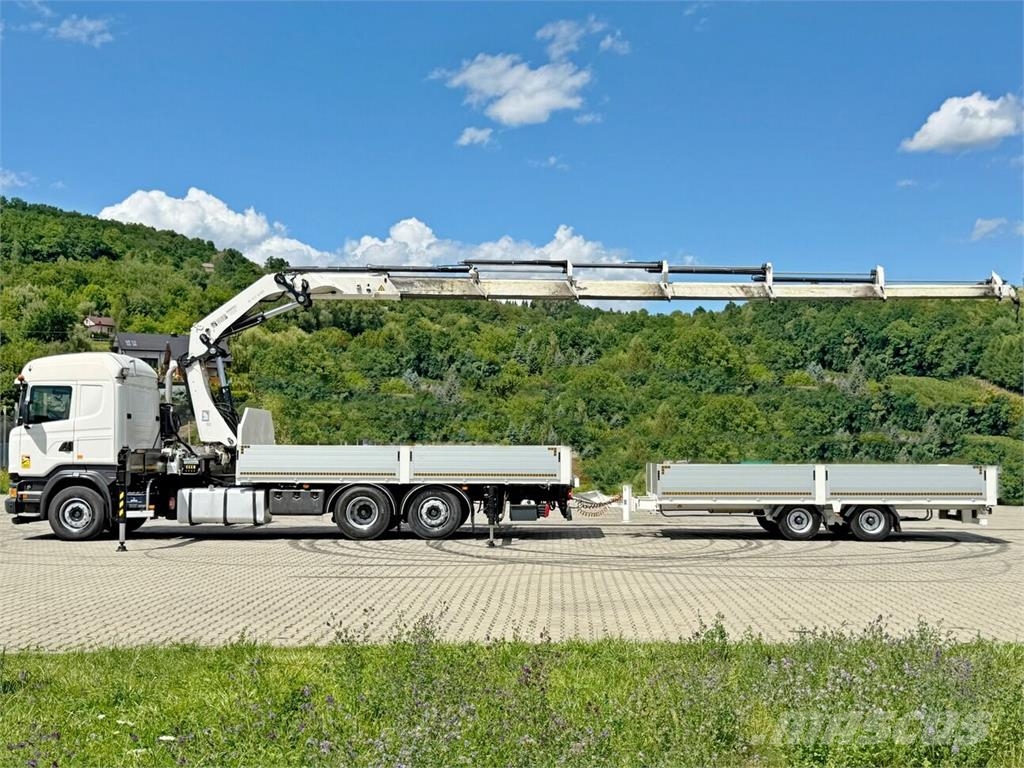 Scania R440 * HIAB 422 E-6 HIPRO + FUNK + Anhänger!*TOP Camiones plataforma