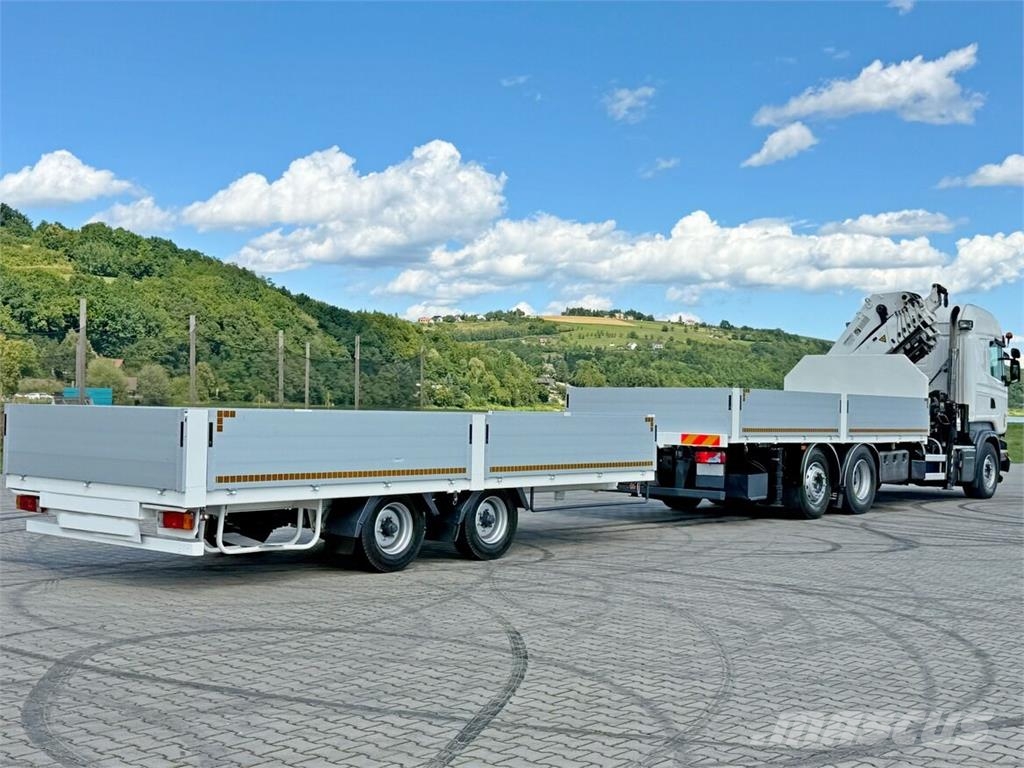 Scania R440 * HIAB 422 E-6 HIPRO + FUNK + Anhänger!*TOP Camiones plataforma