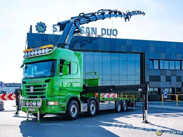 Scania R480 8x2 PALFINGER PK 78002 Crane Fly Jib 2016 Timber trucks