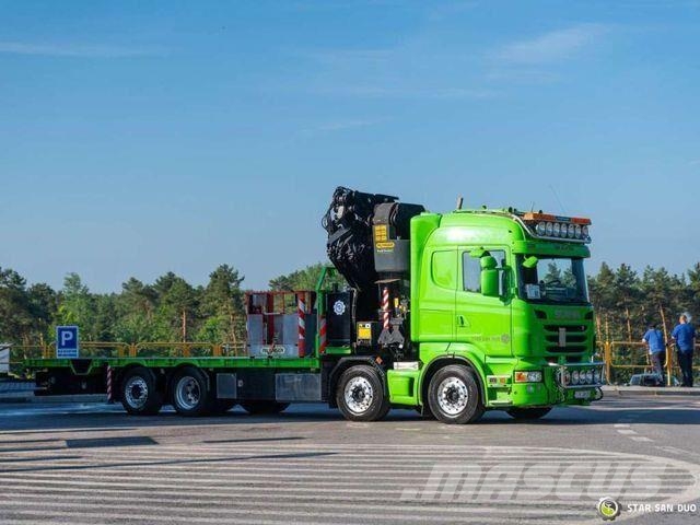 Scania R480 8x2 PALFINGER PK 78002 Crane Fly Jib 2016 Timber trucks