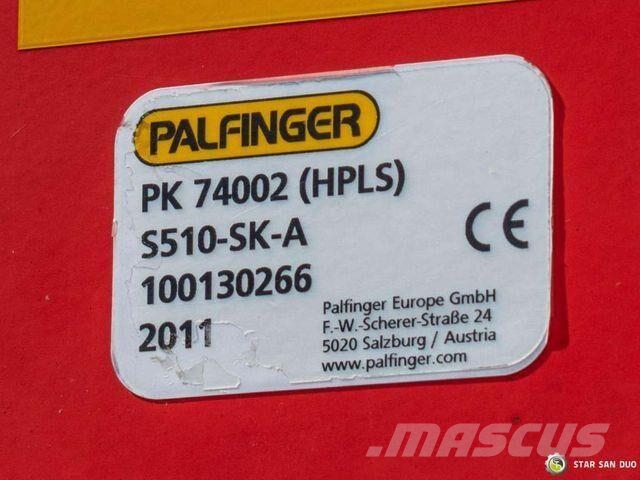 Scania R480 8x2 Palfinger PK 74002 Crane Fly Jib Camiones portacoches