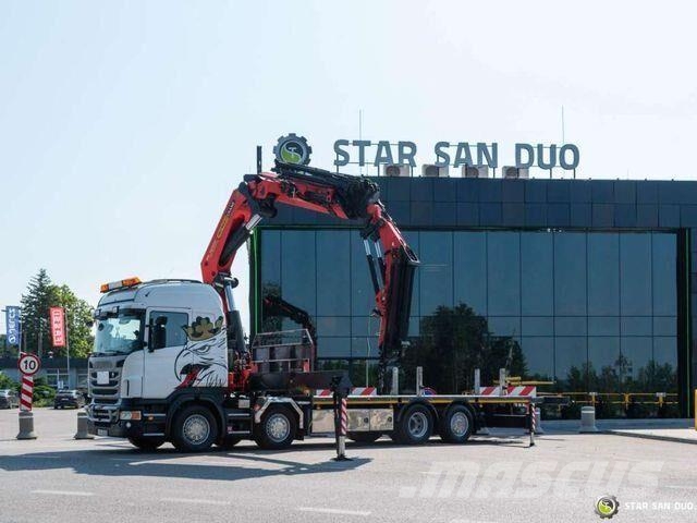 Scania R480 8x2 Palfinger PK 74002 Crane Fly Jib Camiones portacoches