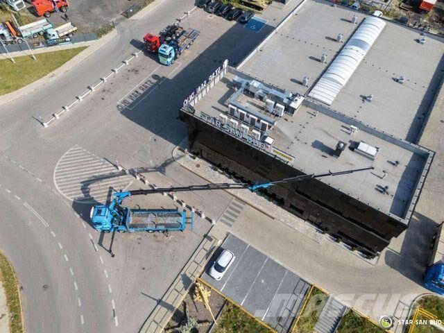 Scania R490 8x2 Palfinger PK 65002 SH Crane Fly Jib Flatbed / Dropside trucks