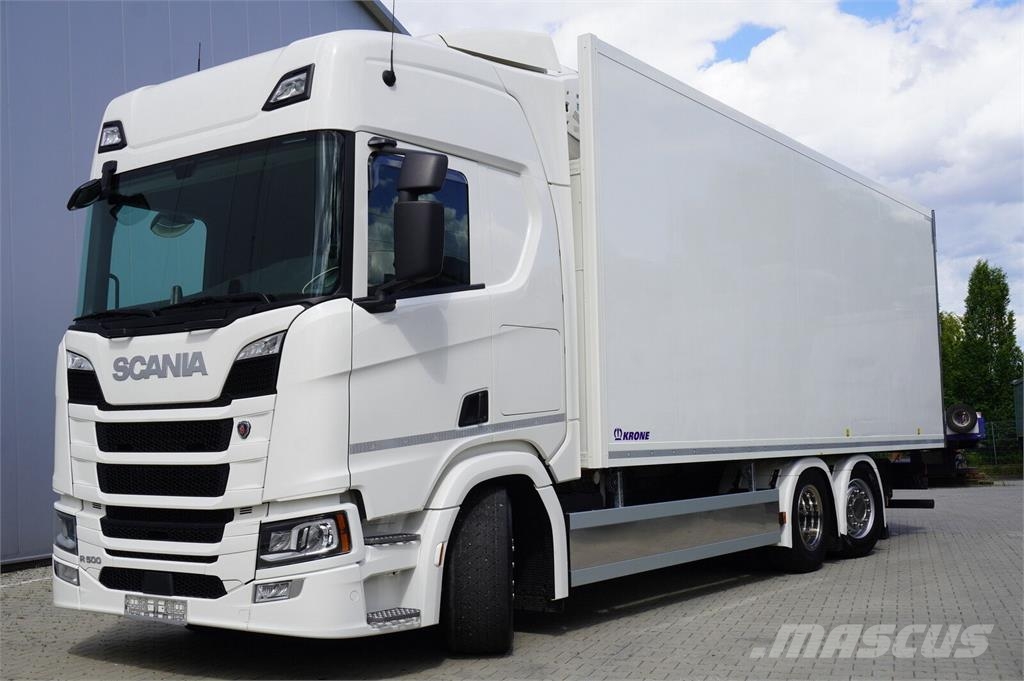 Scania R500 6×2 / KRONE 19 EPAL refrigerator / Thermoking Грузовики-Рефрижераторы