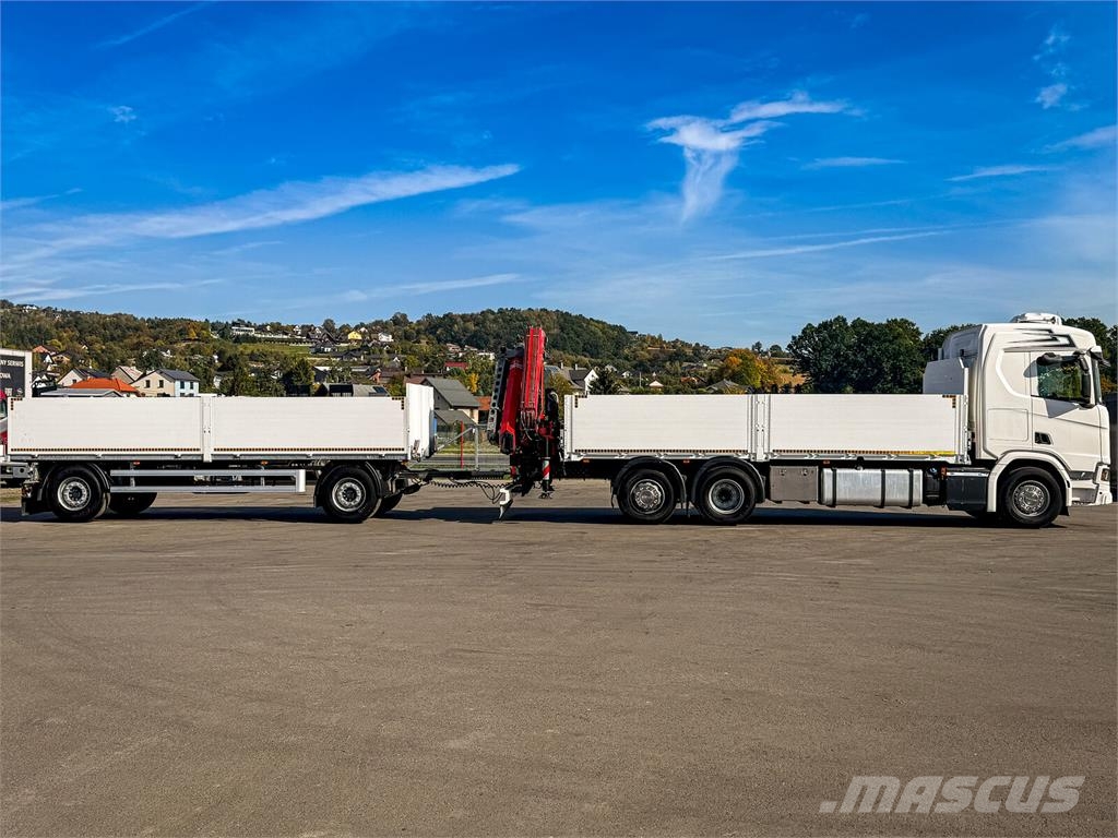 Scania R500 FASSI F235 A.2.26 + FUNK + Anhänger! Kamioni sa otvorenim sandukom