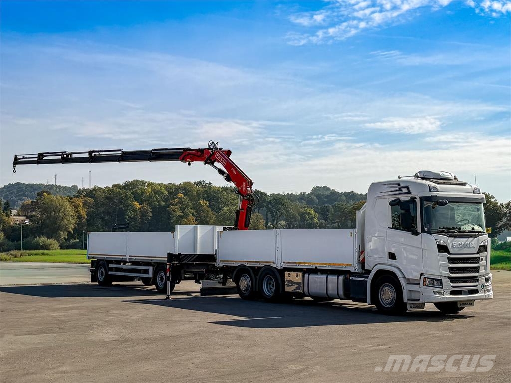 Scania R500 FASSI F235 A.2.26 + FUNK + Anhänger! Kamioni sa otvorenim sandukom