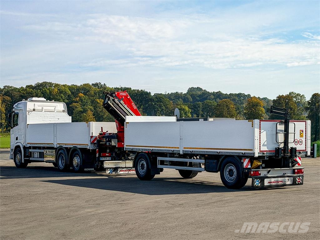 Scania R500 FASSI F235 A.2.26 + FUNK + Anhänger! Kamioni sa otvorenim sandukom