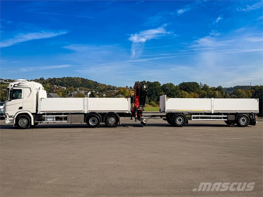 Scania R500 FASSI F235 A.2.26 + FUNK + Anhänger! Kamioni sa otvorenim sandukom