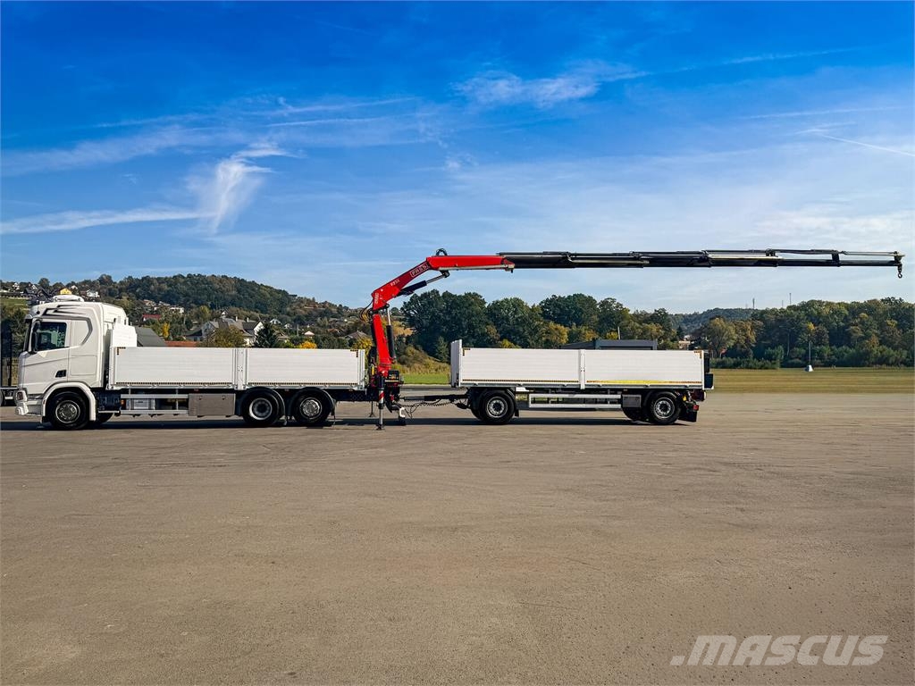 Scania R500 FASSI F235 A.2.26 + FUNK + Anhänger! Kamioni sa otvorenim sandukom