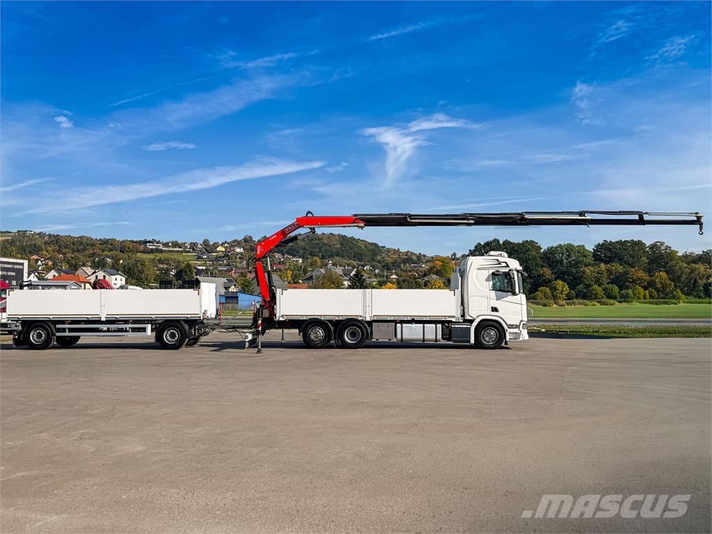 Scania R500 FASSI F235 A.2.26 + FUNK + Anhänger! Kamioni sa otvorenim sandukom