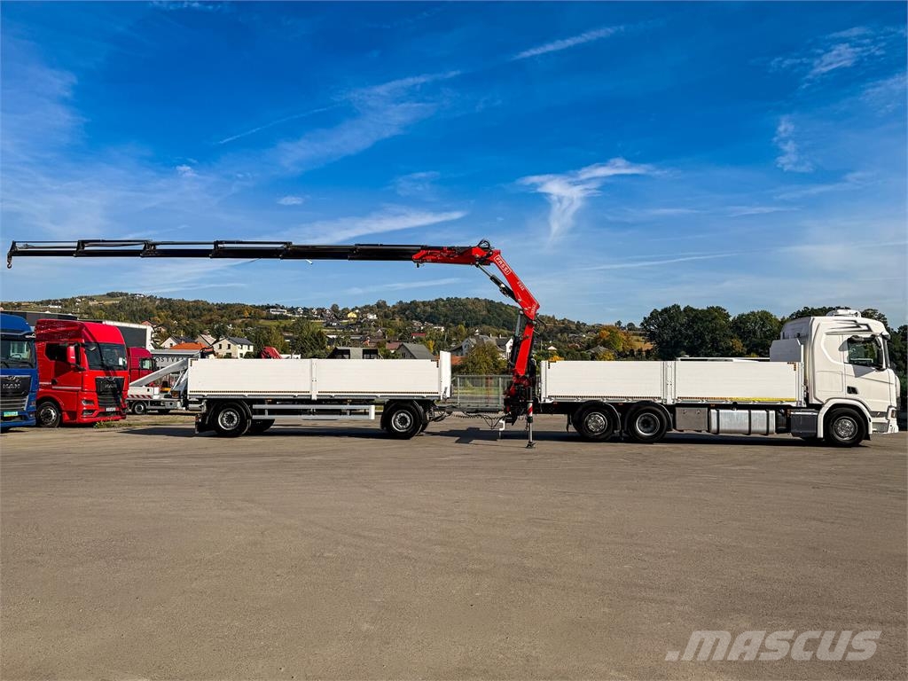 Scania R500 FASSI F235 A.2.26 + FUNK + Anhänger! Kamioni sa otvorenim sandukom
