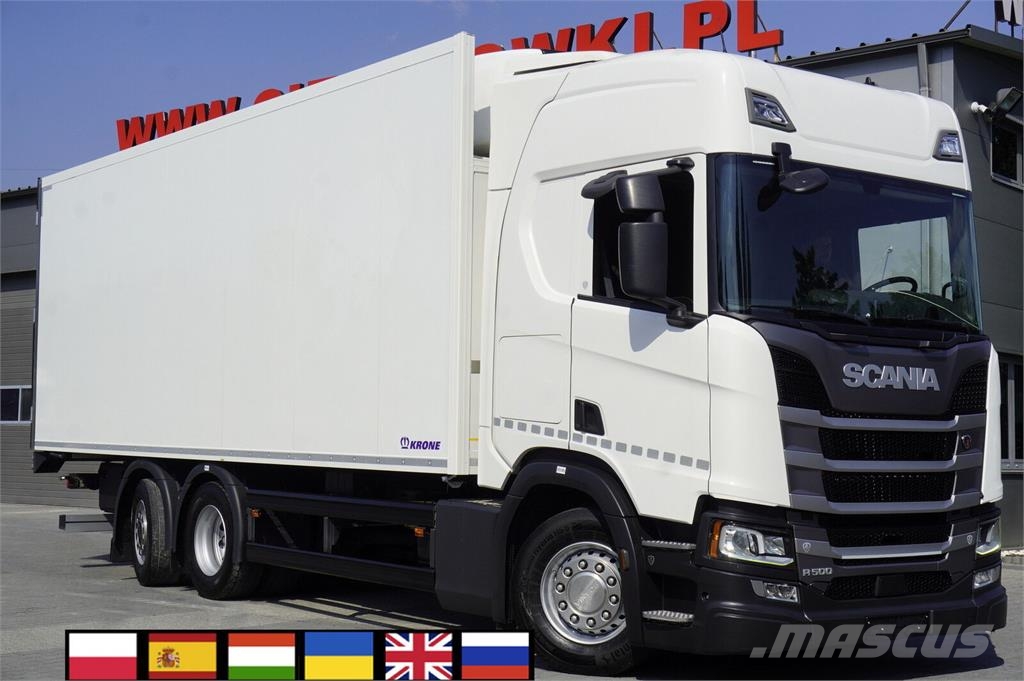 Scania R500 / KRONE 19 EPAL refrigerator / Doppelstock /  Camiones con temperatura controlada