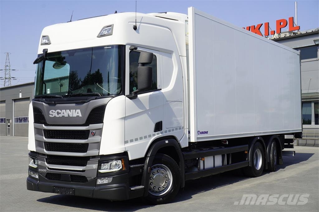Scania R500 / KRONE 19 EPAL refrigerator / Doppelstock /  Camiones con temperatura controlada