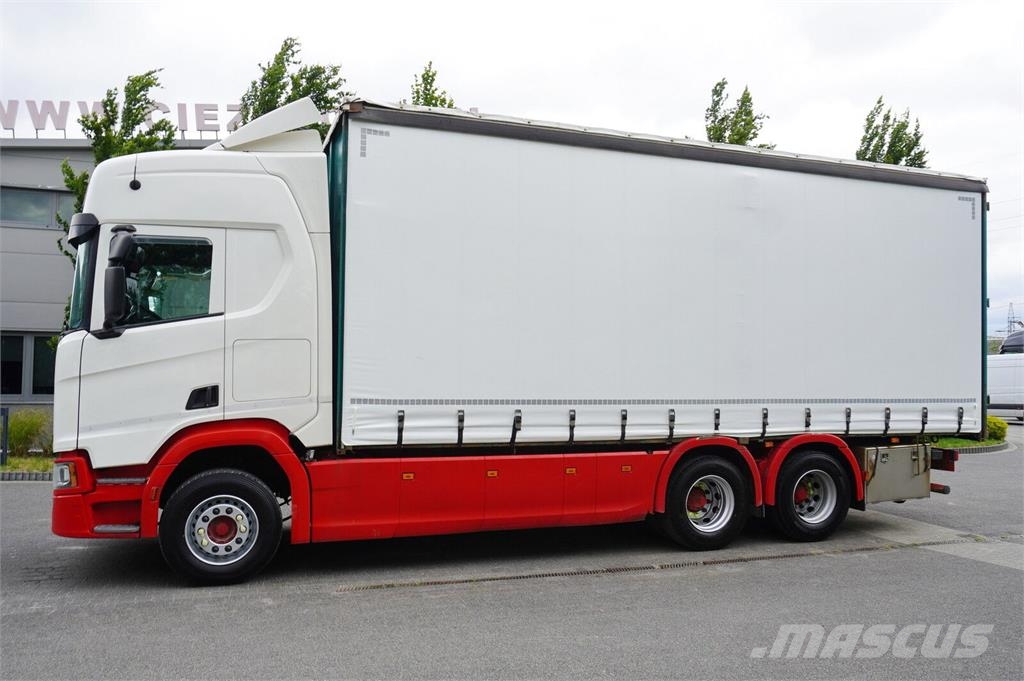 Scania R540 6x2 / Firanka 19 EPAL / Ładowność 16 t / DMC  Camiones de caja de lona