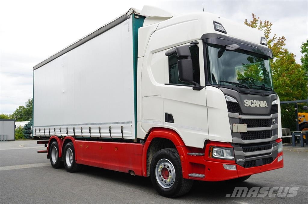 Scania R540 6x2 / Firanka 19 EPAL / Ładowność 16 t / DMC  Camiones de caja de lona