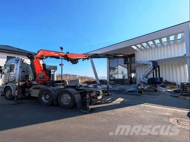 Scania R580 6x2 FASSI F545RA.2.27 XE FLY JIB Winch 5th Kamioni sa otvorenim sandukom