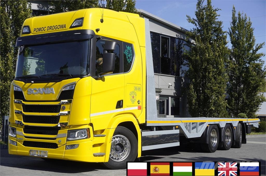 Scania R650 V8 8×4/4 / NEW galvanized Tow truck 955 cm / Автовози