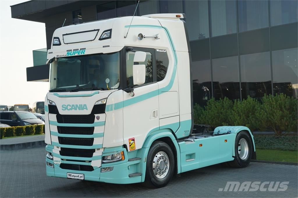 Scania S 450 / RETARDER / I - PARK COOL / CAŁA NA PODUSZK Tegljači