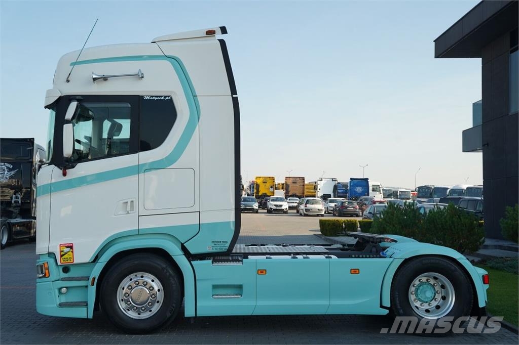Scania S 450 / RETARDER / I - PARK COOL / CAŁA NA PODUSZK Tegljači