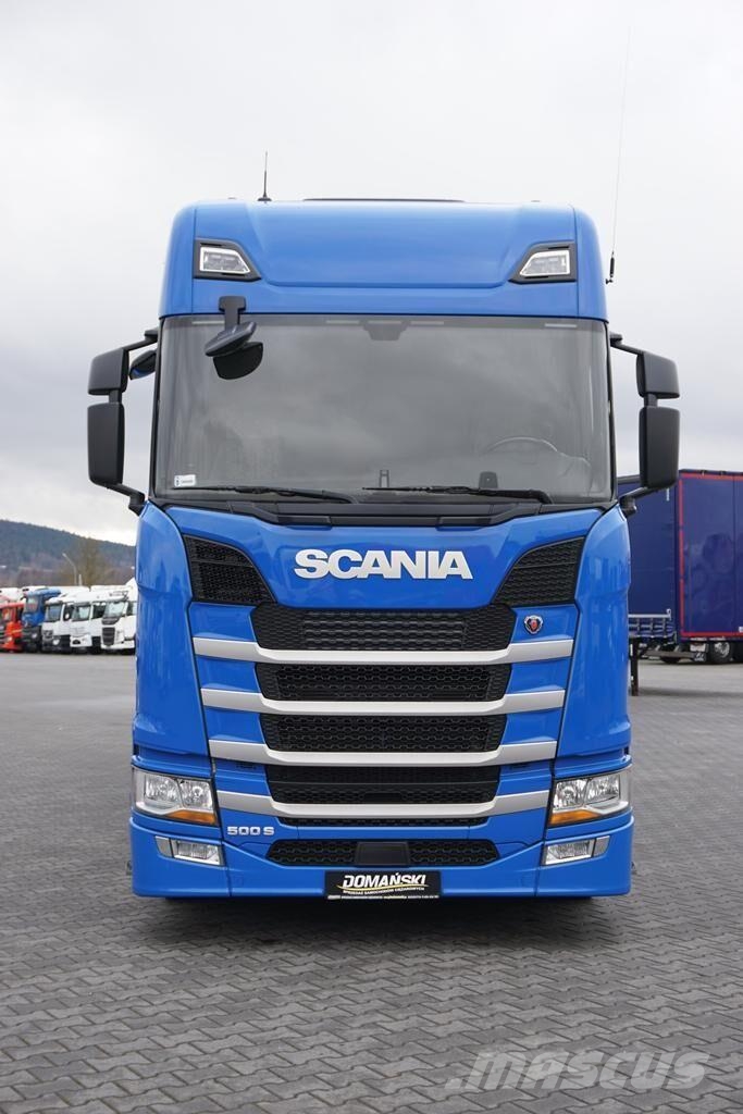 Scania S 500 / ACC / EURO 6 / ZESTAW PRZESTRZENNY 120 M3  Camiones de caja de lona