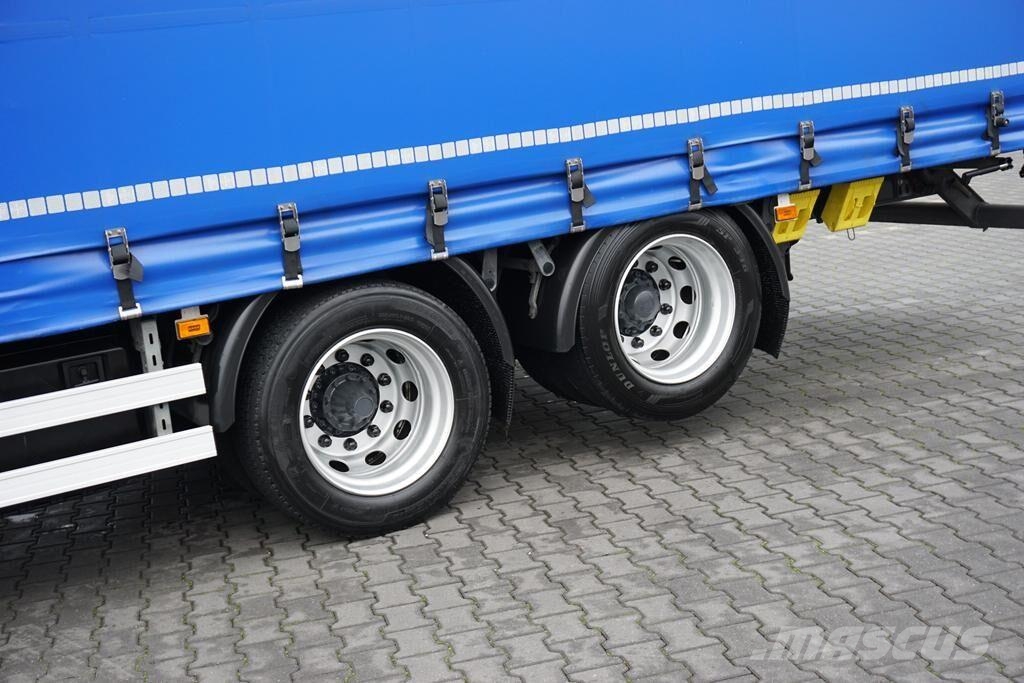 Scania S 500 / ACC / E 6 / FIRANKA / 20 PALET / DŁ. 8,1 M 篷布卡車