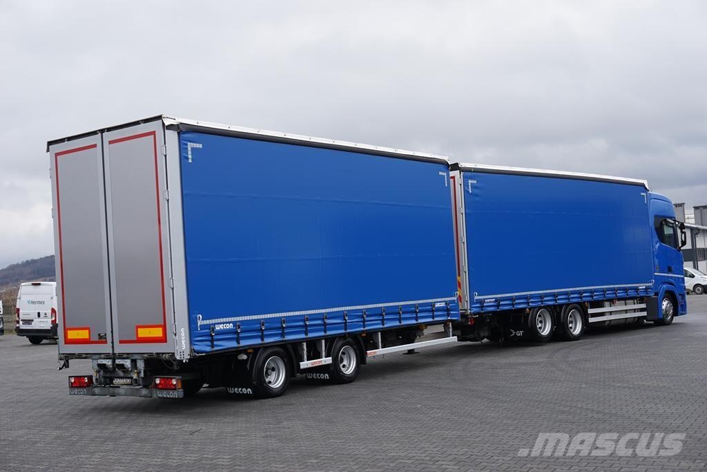 Scania S 500 / ACC / EURO 6 / ZESTAW PRZESTRZENNY 120 M3  Camiones de caja de lona