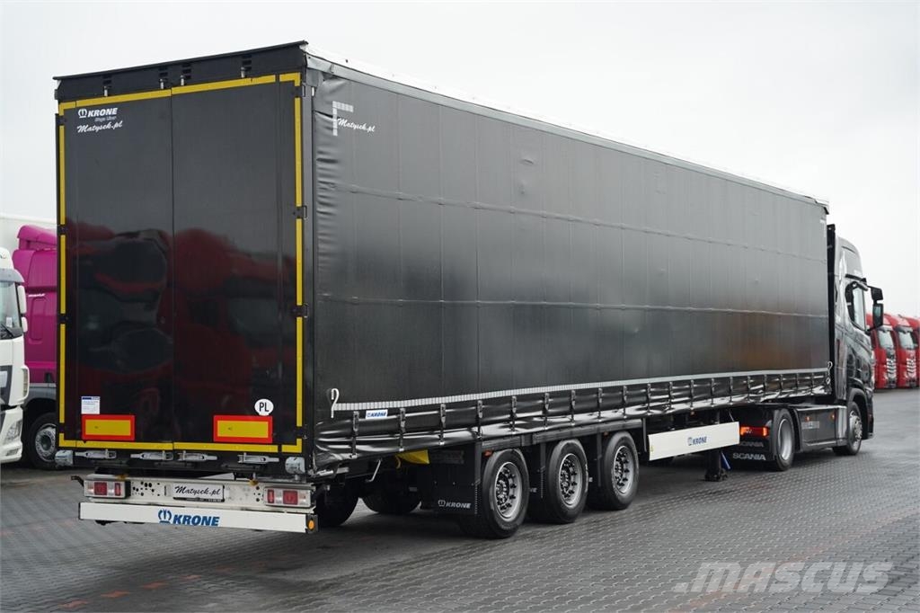 Scania S 500 / + KRONE FIRANKA / ZESTAW MEGA / LOWDECK / Tegljači