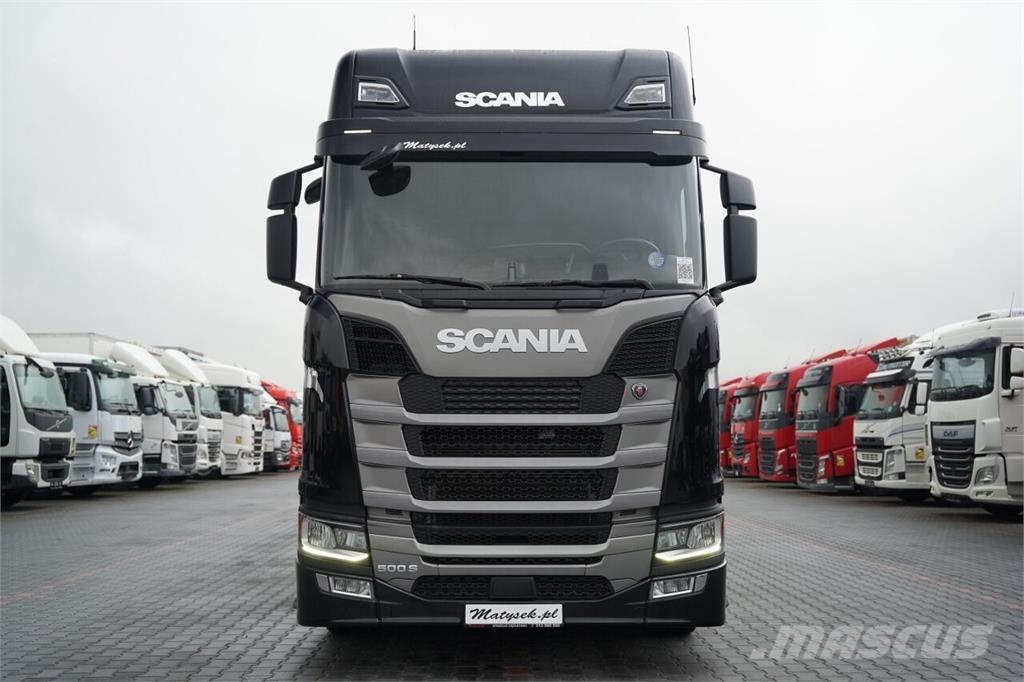 Scania S 500 / + KRONE FIRANKA / ZESTAW MEGA / LOWDECK / Tegljači