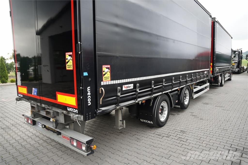 Scania S 500 / ZESTAW TANDEM 120 M3 / PRZEJAZDOWY / FIRAN Elhúzható ponyvás