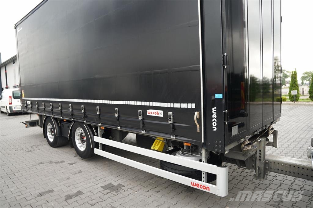 Scania S 500 / ZESTAW TANDEM 120 M3 / PRZEJAZDOWY / FIRAN Elhúzható ponyvás