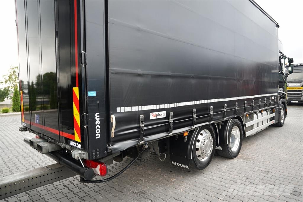Scania S 500 / ZESTAW TANDEM 120 M3 / PRZEJAZDOWY / FIRAN Elhúzható ponyvás
