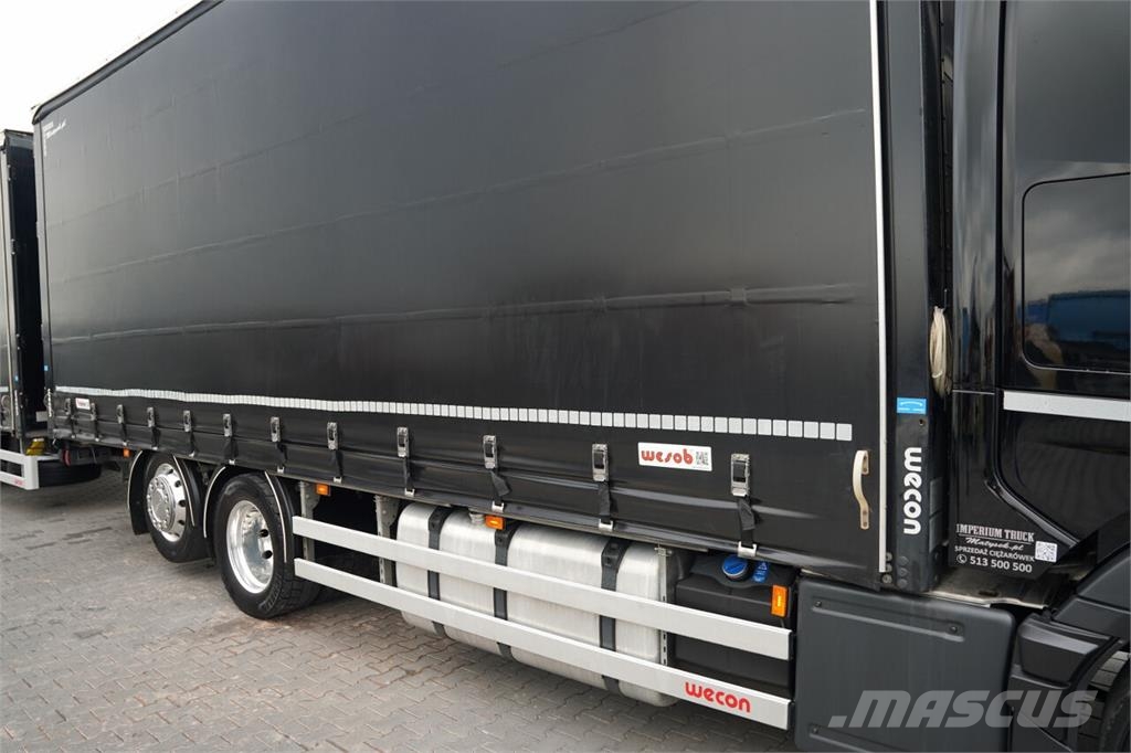 Scania S 500 / ZESTAW TANDEM 120 M3 / PRZEJAZDOWY / FIRAN Elhúzható ponyvás