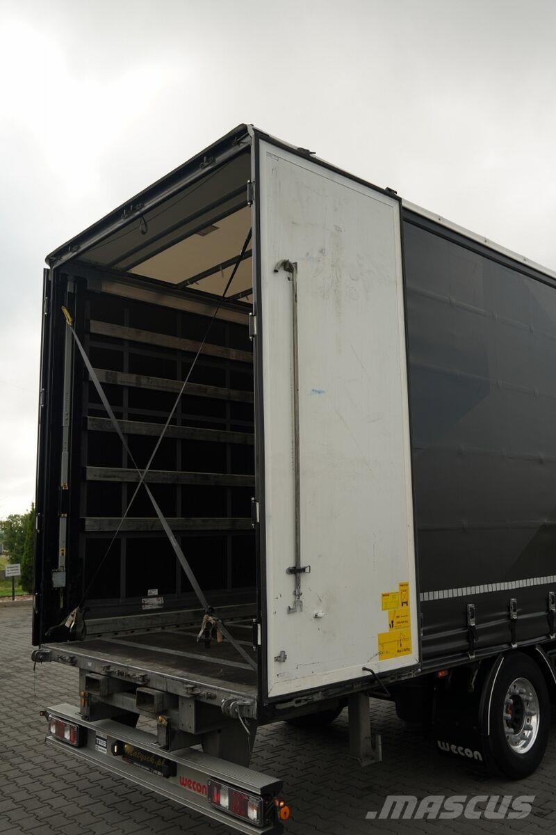 Scania S 500 / ZESTAW TANDEM 120 M3 / PRZEJAZDOWY / FIRAN Elhúzható ponyvás