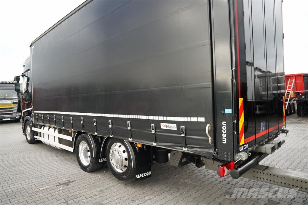 Scania S 500 / ZESTAW TANDEM 120 M3 / PRZEJAZDOWY / FIRAN Elhúzható ponyvás