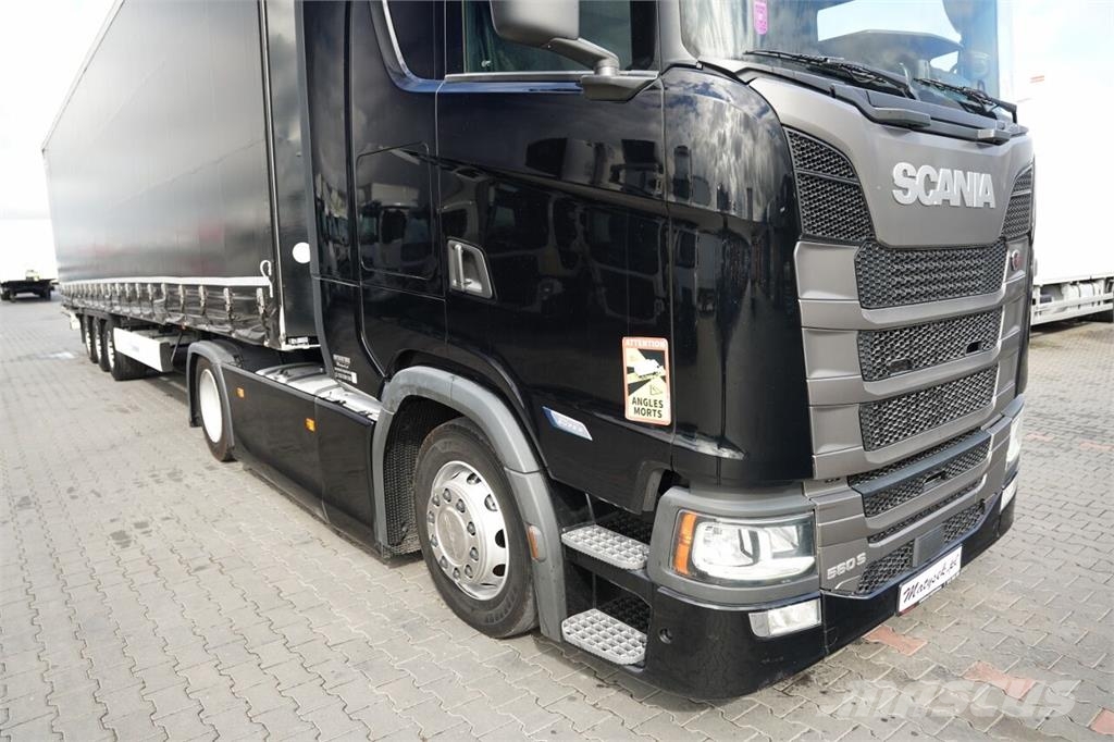 Scania S 560 / + KRONE FIRANKA / ZESTAW MEGA / LOWDECK /  Sattelzugmaschinen